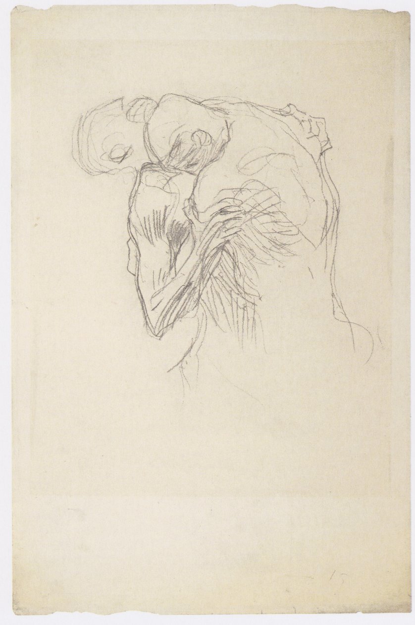 Ringande män av Gustav Klimt