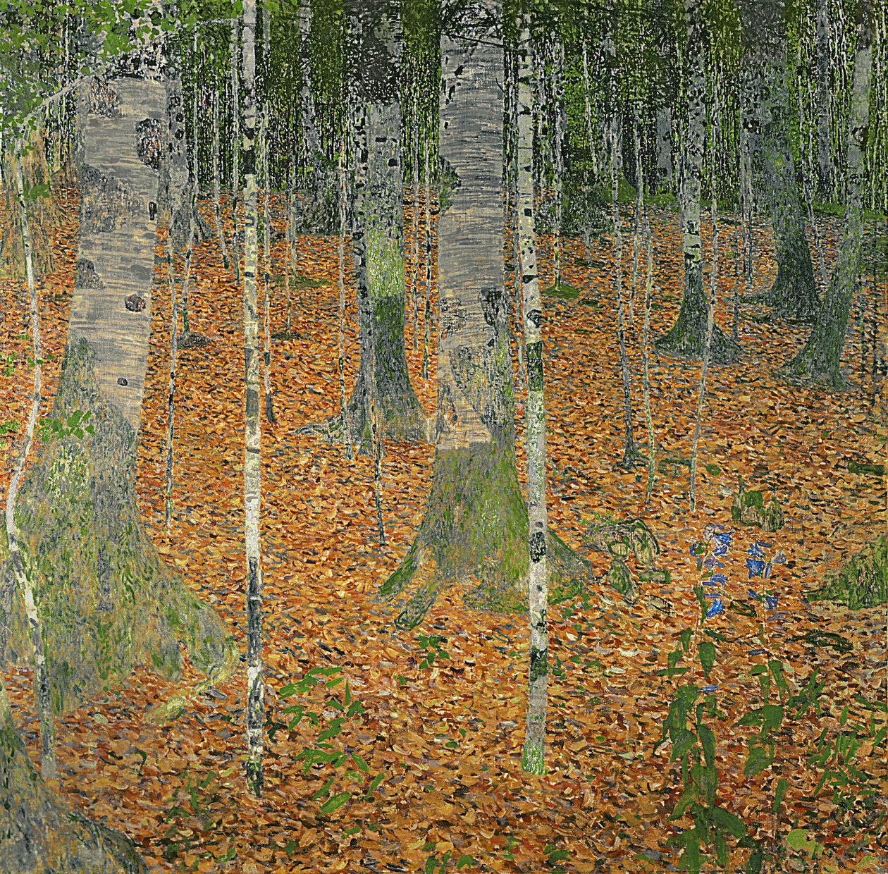 Björkskogen, 1903 av Gustav Klimt