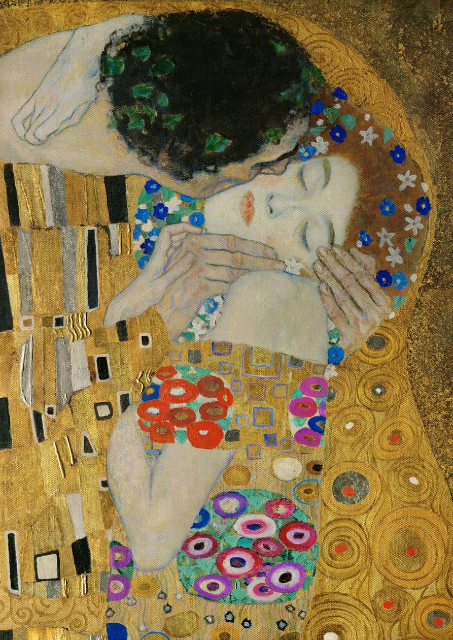 The Kissndetail   av Gustav Klimt