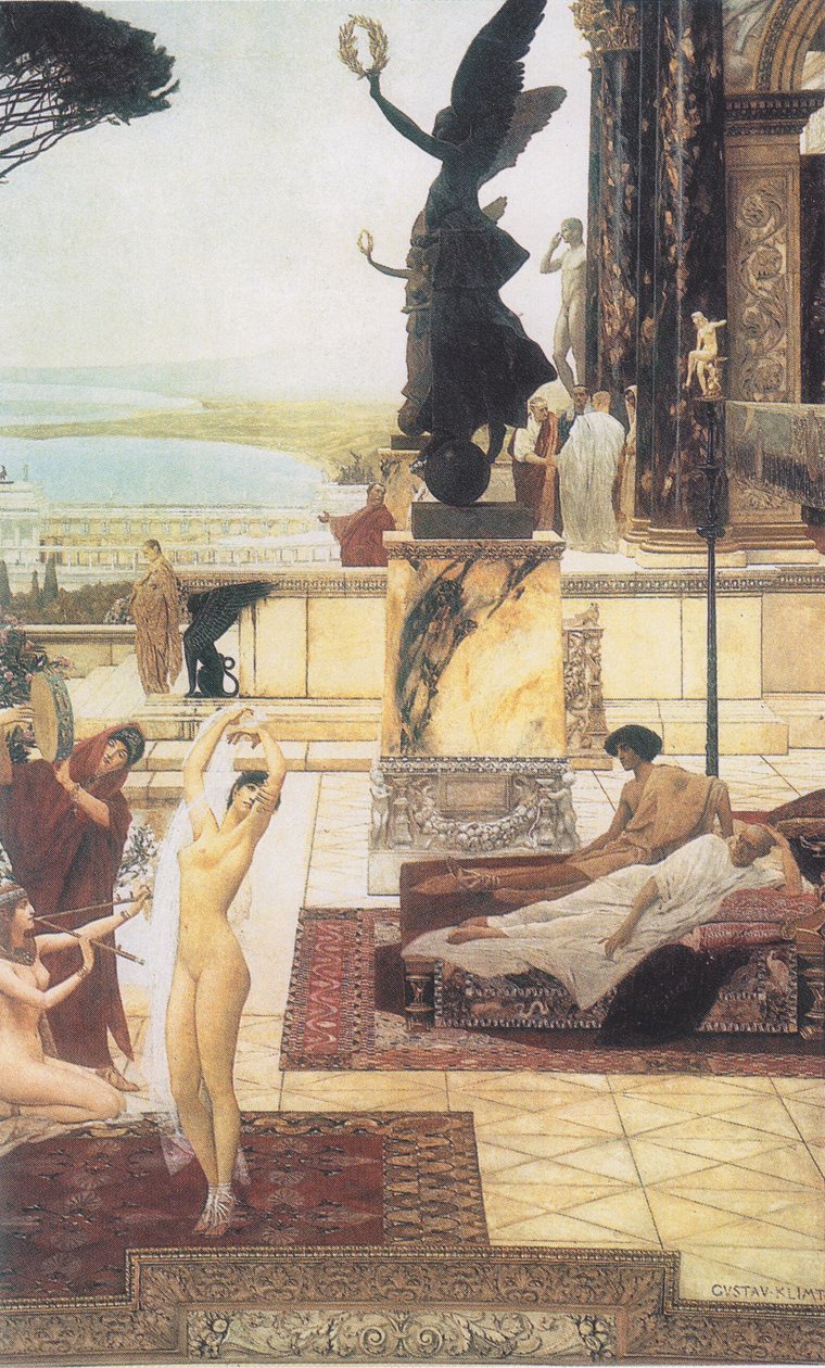 Teater i Taormina av Gustav Klimt