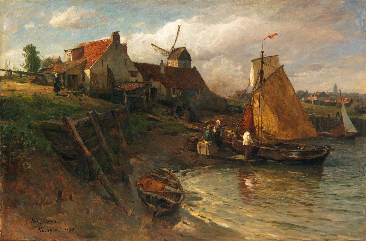 Sommar på den nederländska kusten av Gustav Schönleber