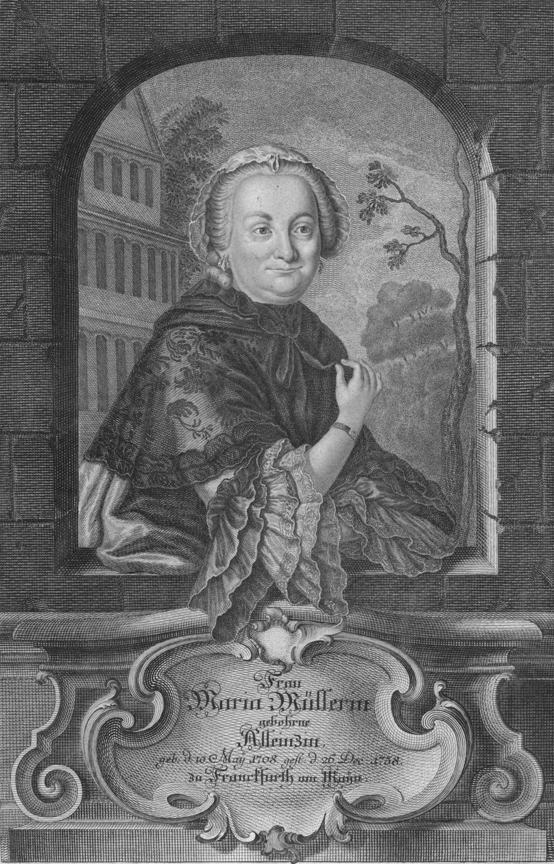 Frau Maria Mullerin, 1759. av Gustav Andreas Wolfgang