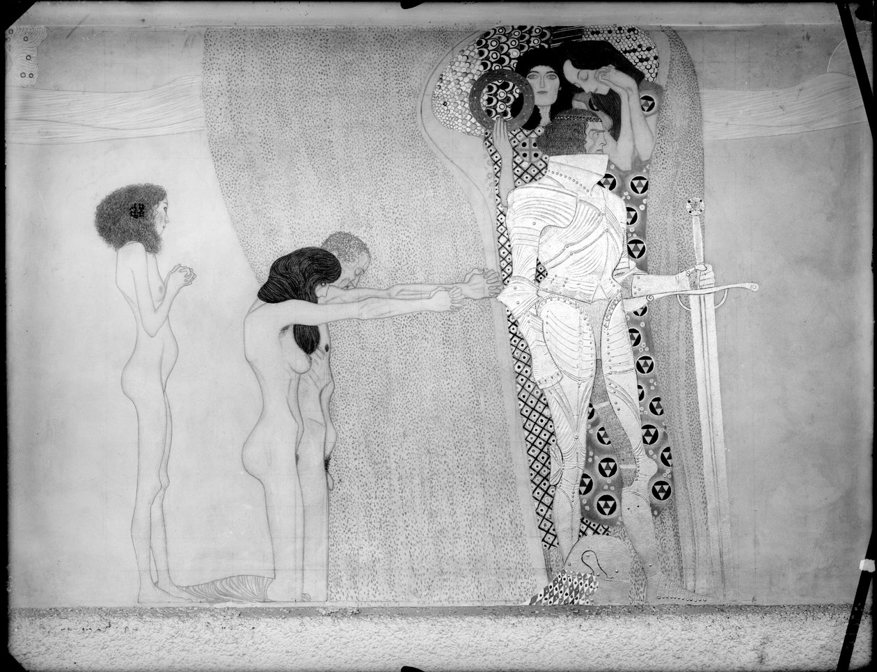 14:e utställningen av Wiener Secessionen av Gustav Klimt