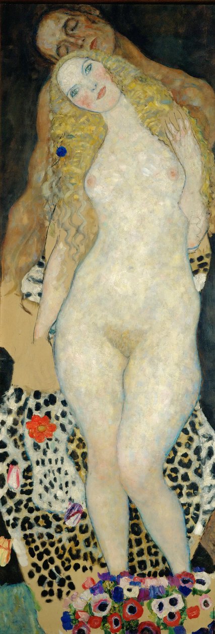 Adam och Eva, 1918 av Gustav Klimt