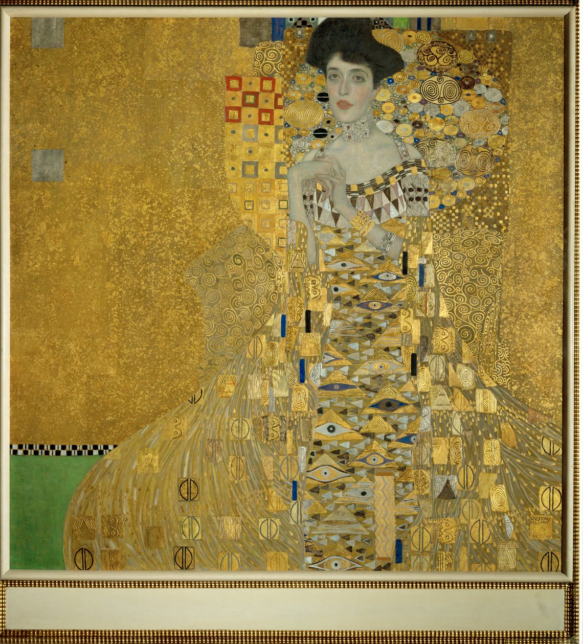 Adele Bloch-Bauer I av Gustav Klimt