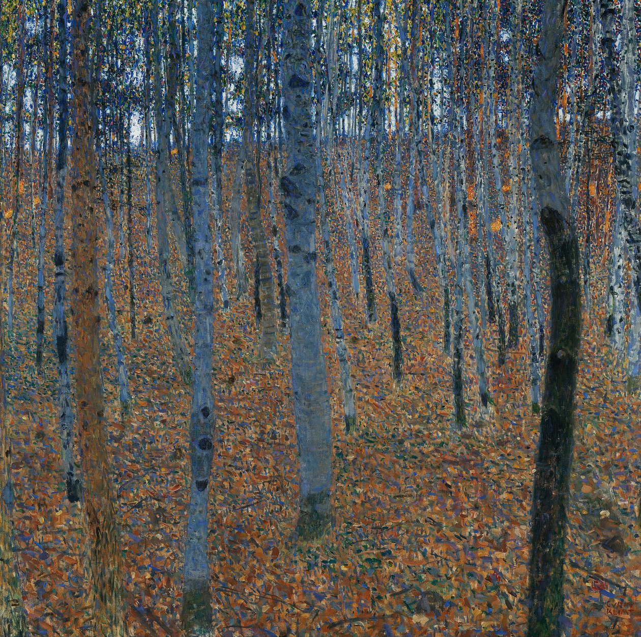 Beech Grove I, 1902 av Gustav Klimt