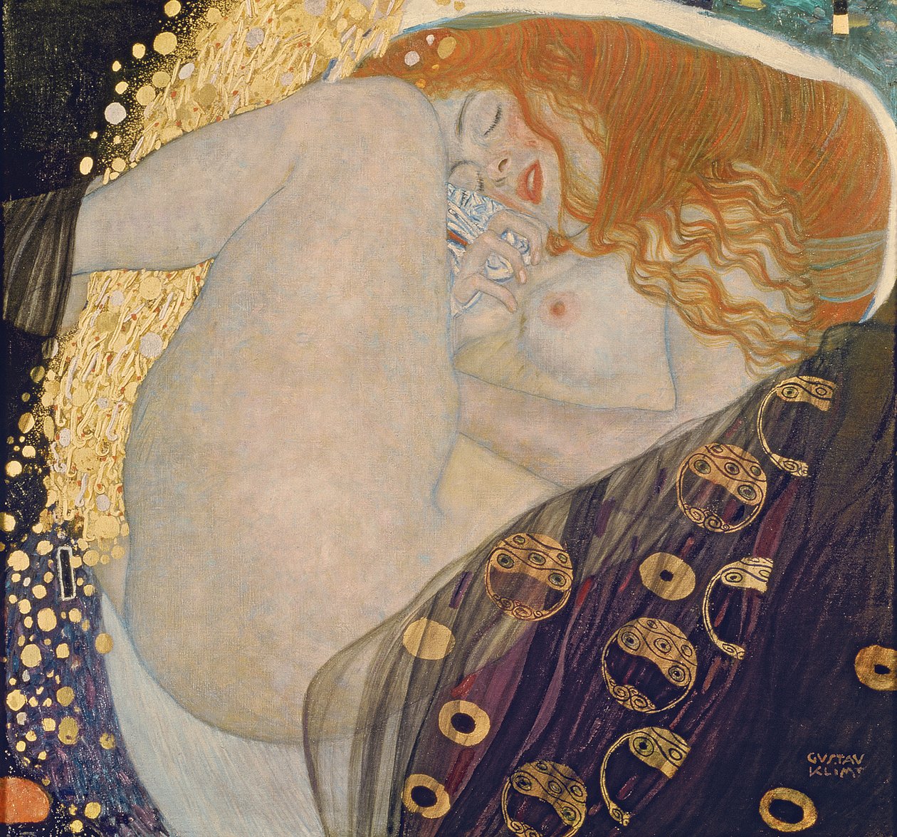 Danaë av Gustav Klimt
