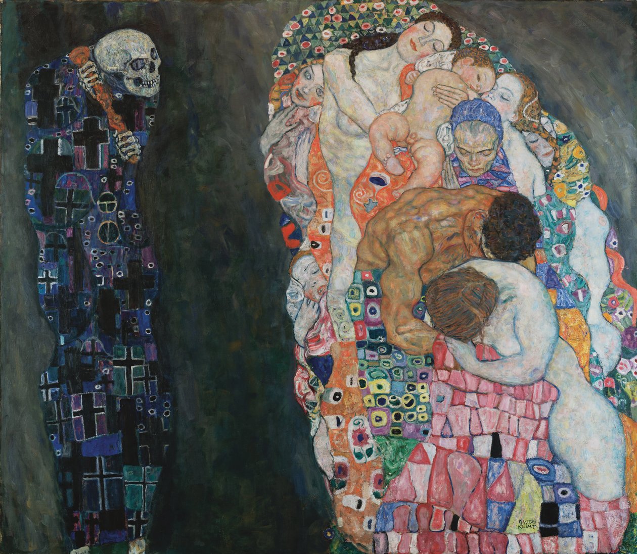 Döden och livet, 1910-1915 av Gustav Klimt