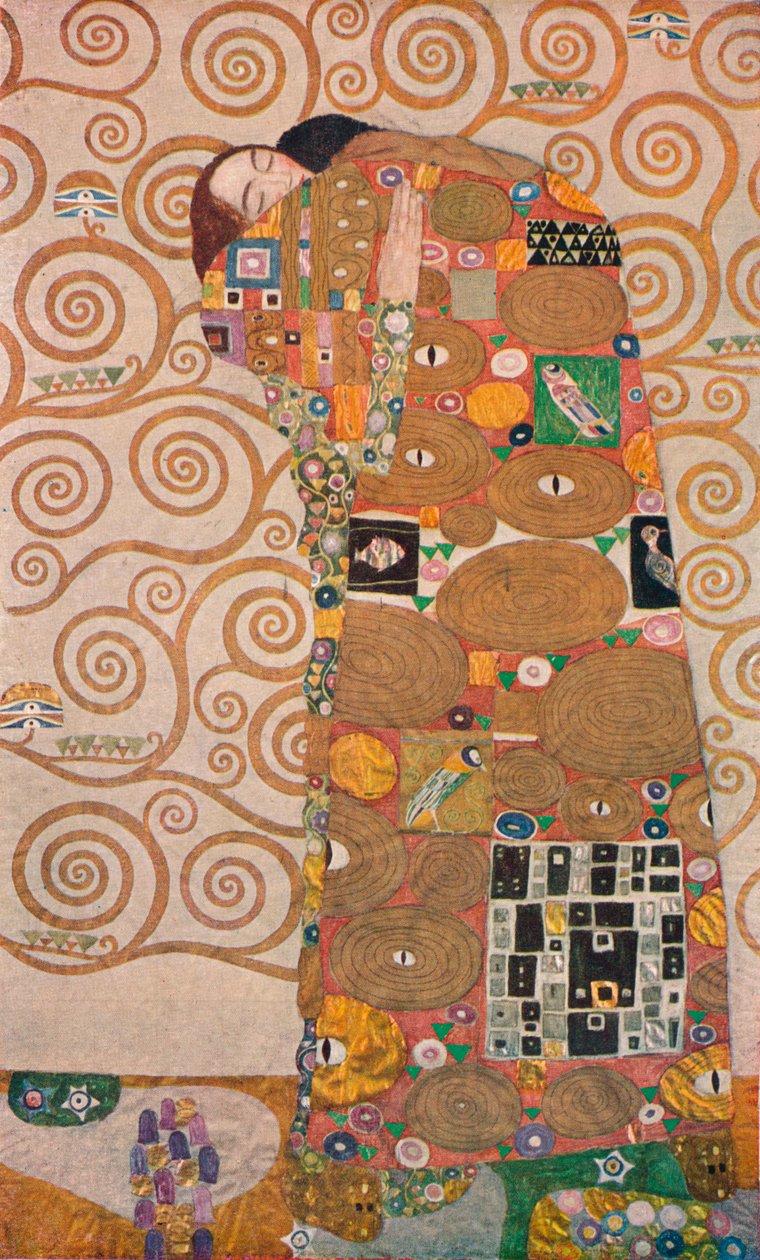Uppfyllelsen, 1905 av Gustav Klimt