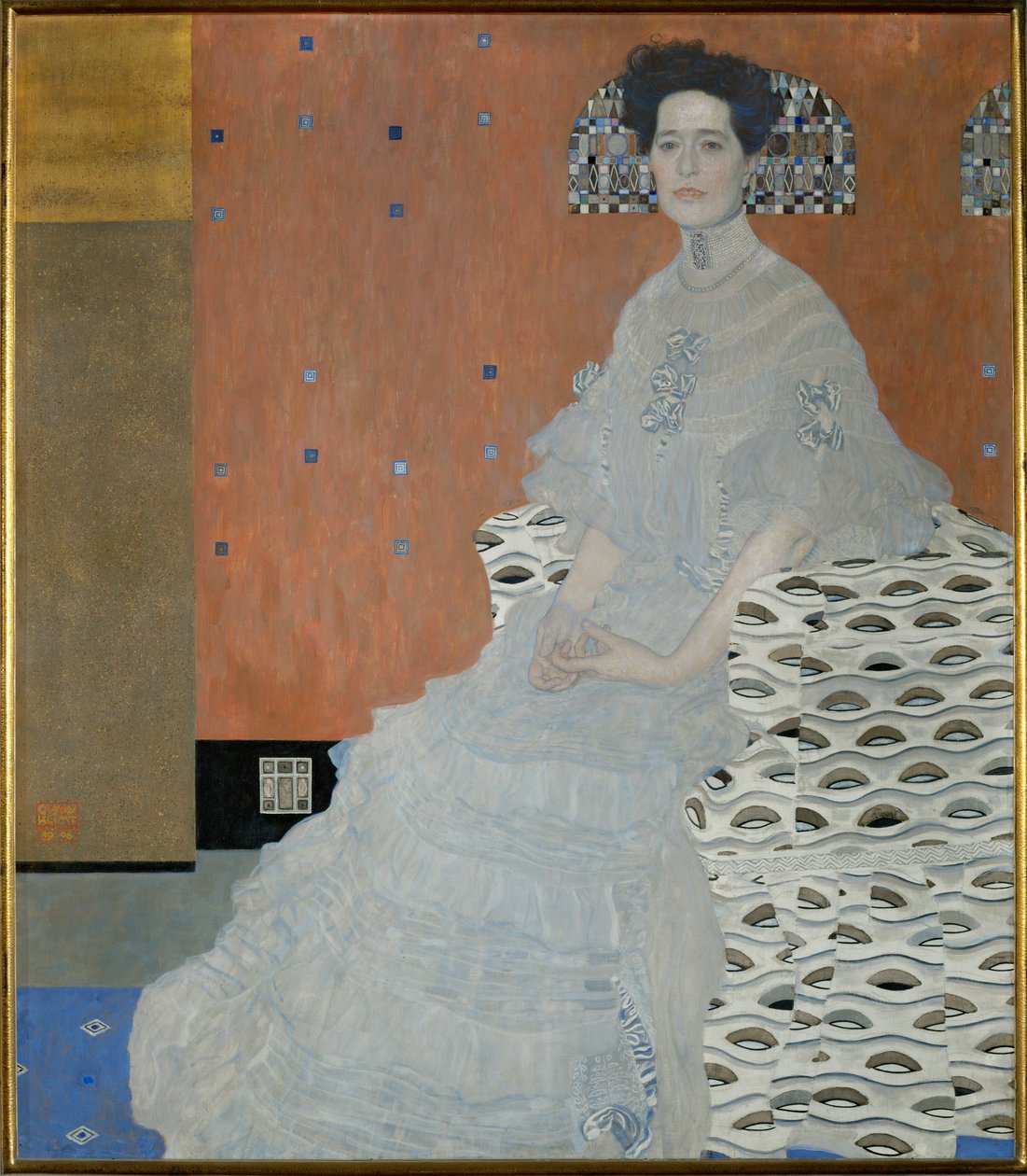 Fru Fritza Riedler av Gustav Klimt
