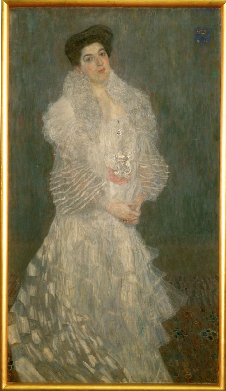 Fru Hermine Gallia av Gustav Klimt