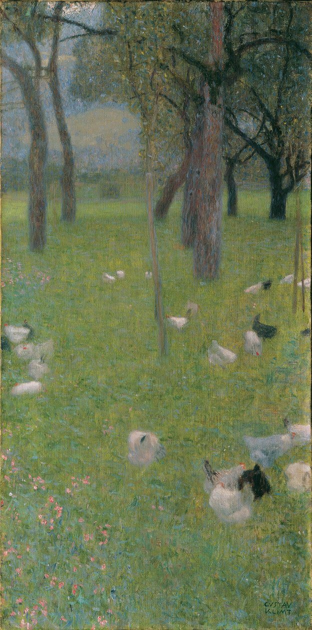 Efter regnet av Gustav Klimt