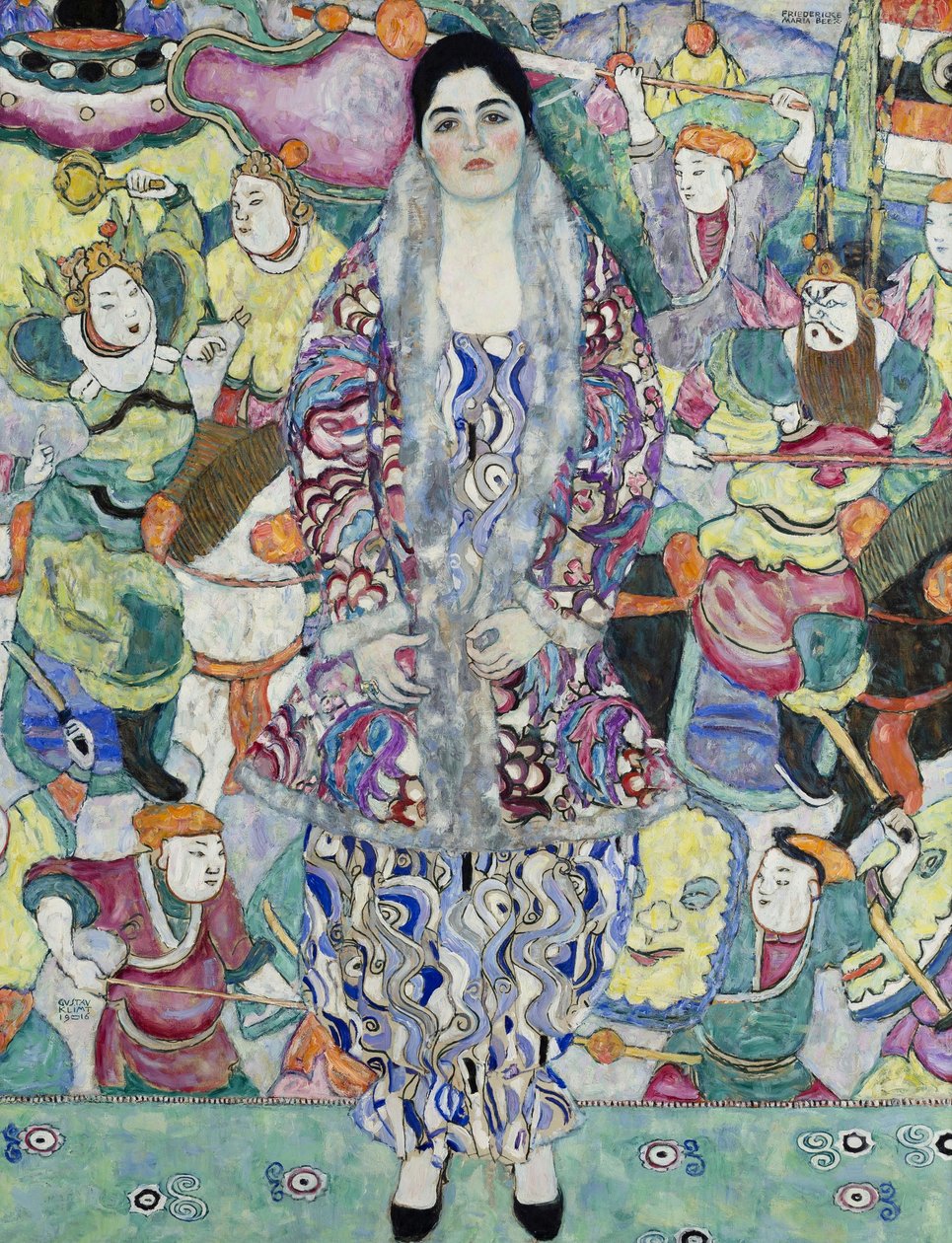Porträtt av Frederika Maria Beer av Gustav Klimt