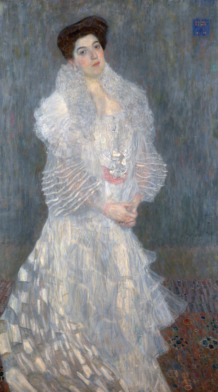 Porträtt av Hermine Gallia (1870-1936) 1904 av Gustav Klimt