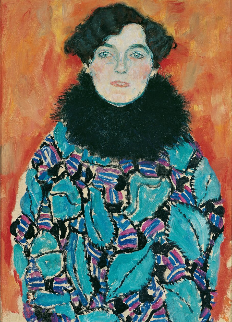 Porträtt av Johanna Staude av Gustav Klimt