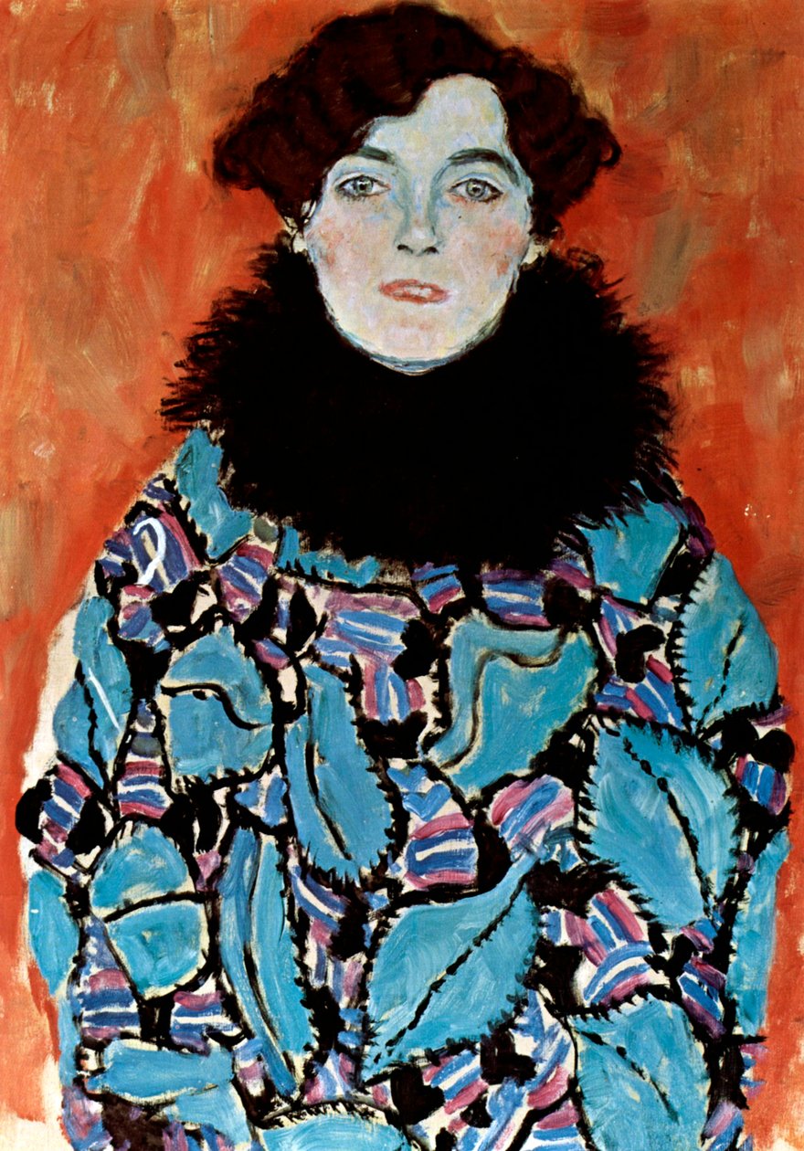 Porträtt av Johanna Staude, 1917-1918 av Gustav Klimt