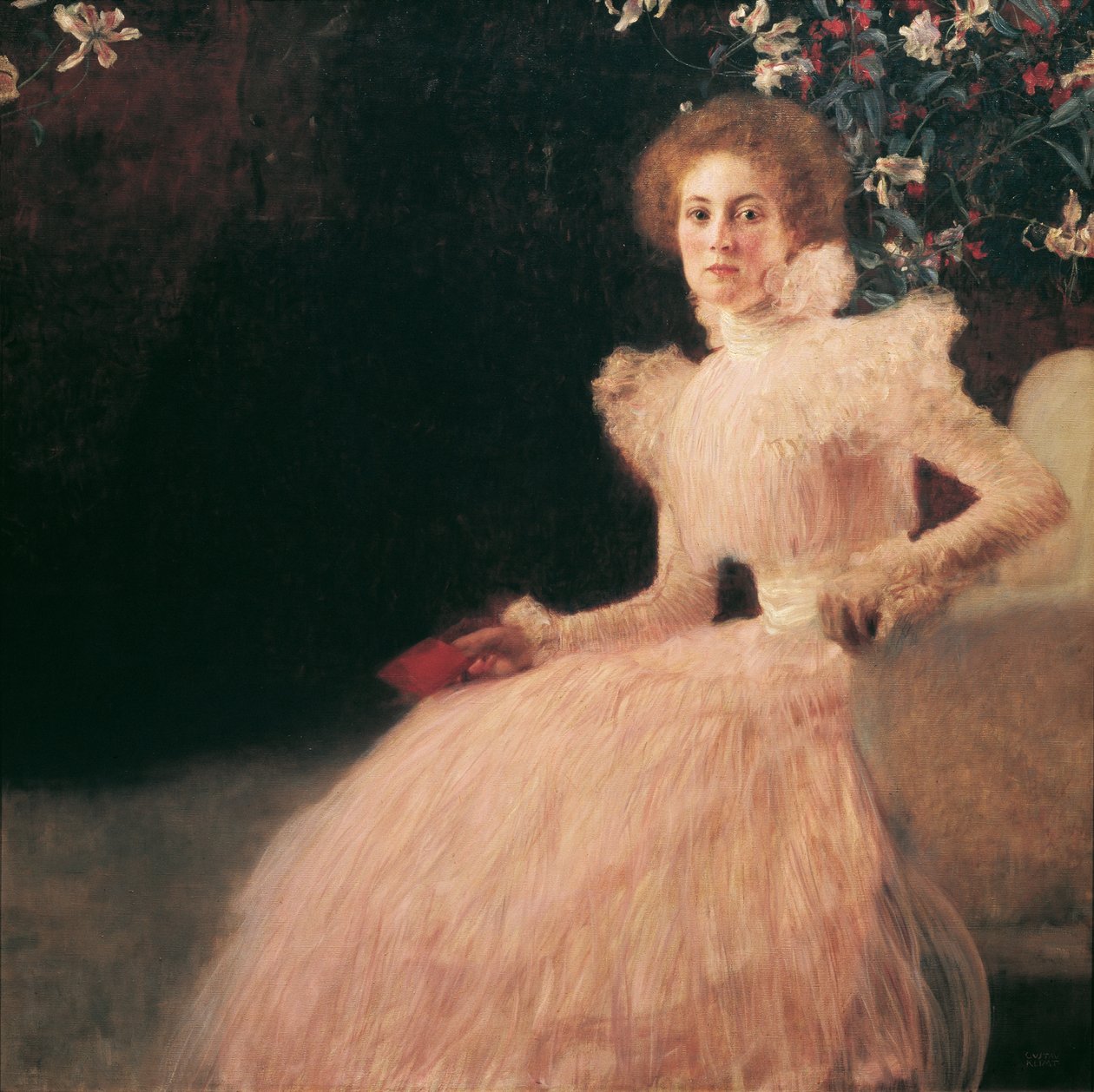 Porträtt av Sonja Knips, 1898 av Gustav Klimt