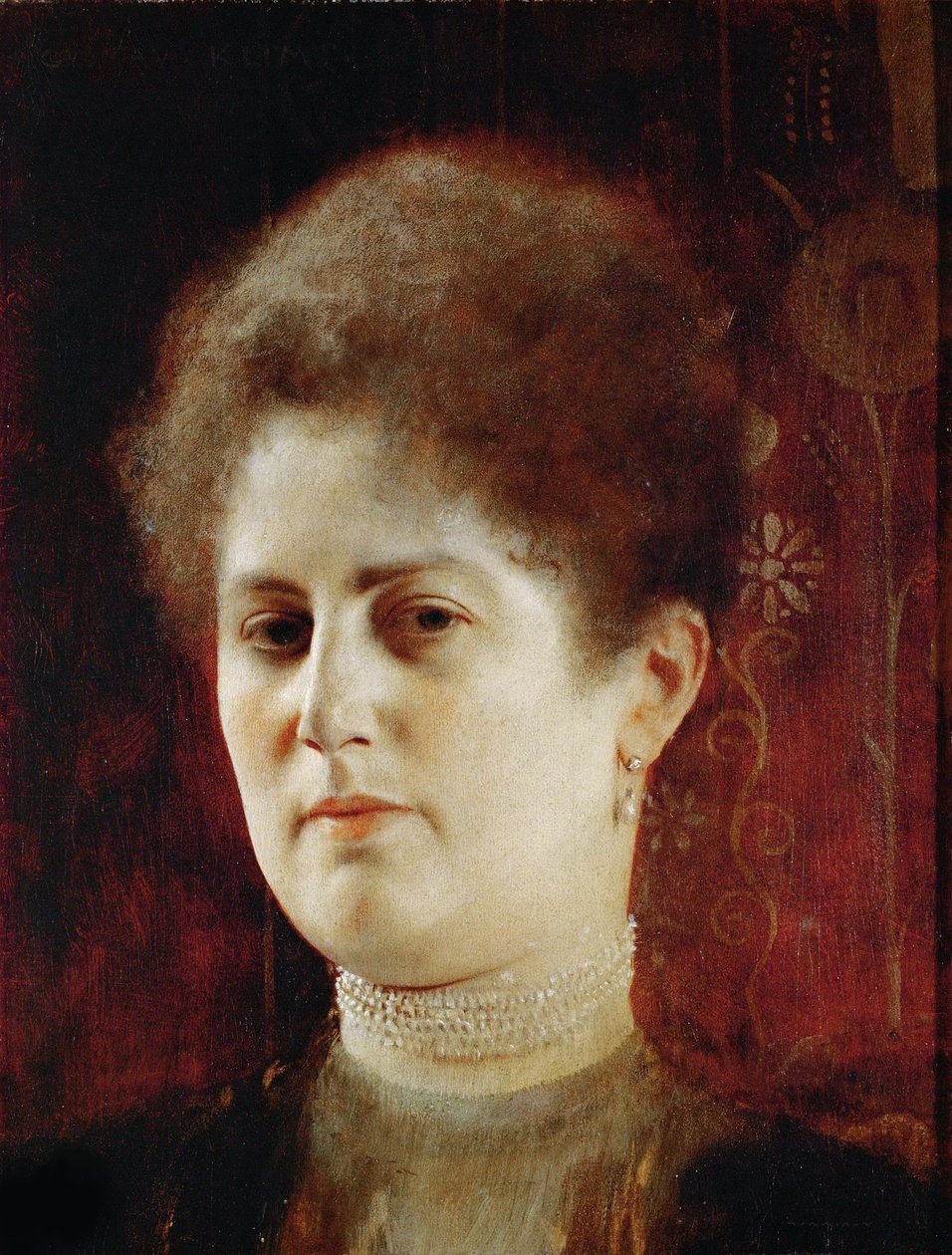 Porträtt av en kvinna, 1894. av Gustav Klimt