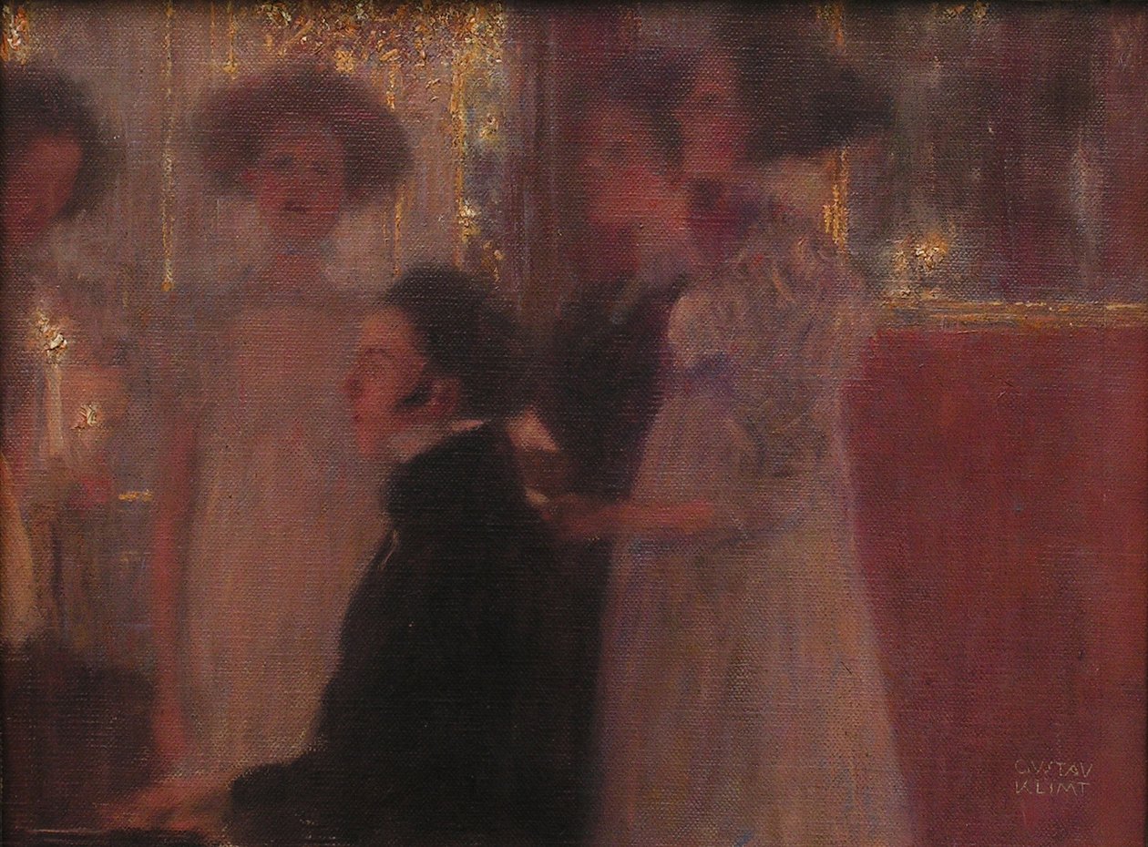 Schubert vid pianot (skiss) av Gustav Klimt