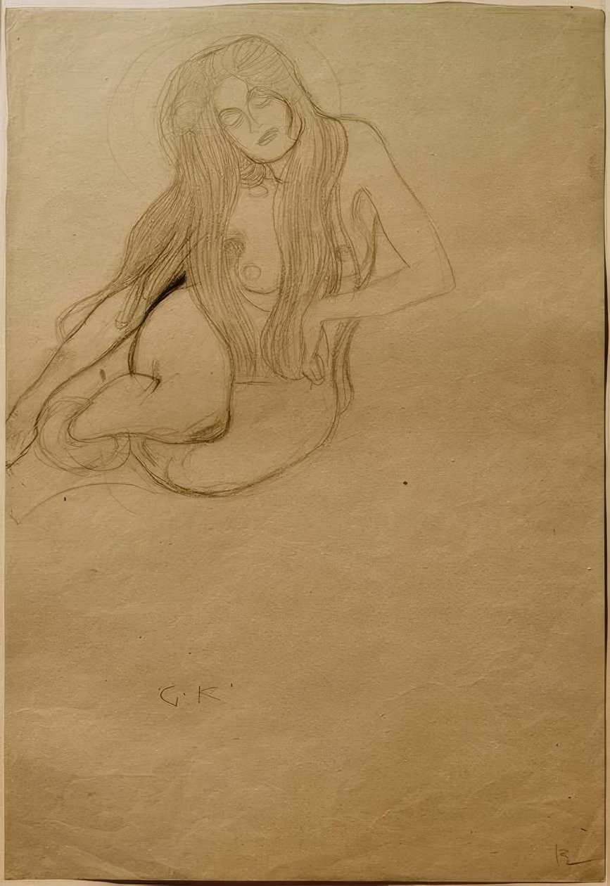 Studera för lust i Beethovenfrisen av Gustav Klimt