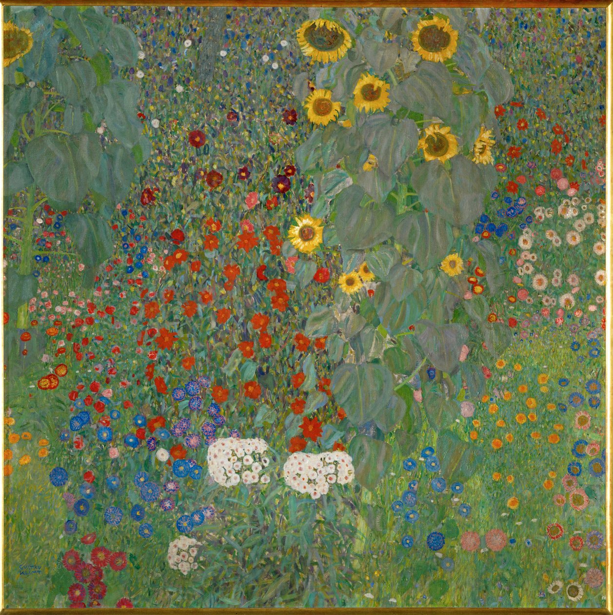 Solrosor av Gustav Klimt