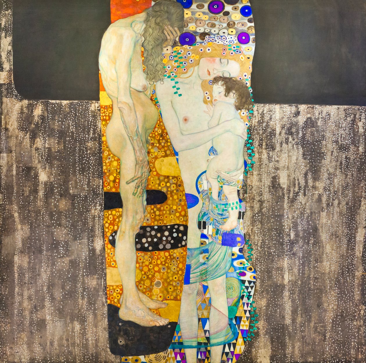 Kvinnans tre åldrar av Gustav Klimt