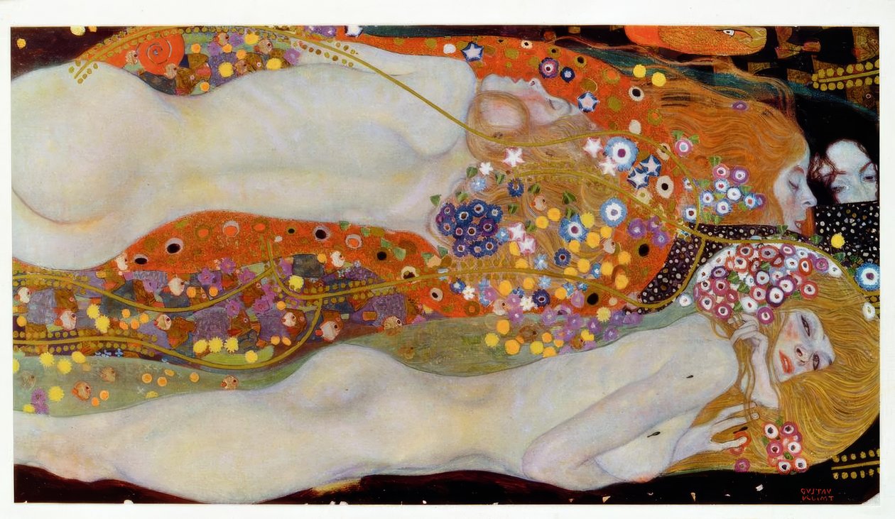 Vattenormar II av Gustav Klimt