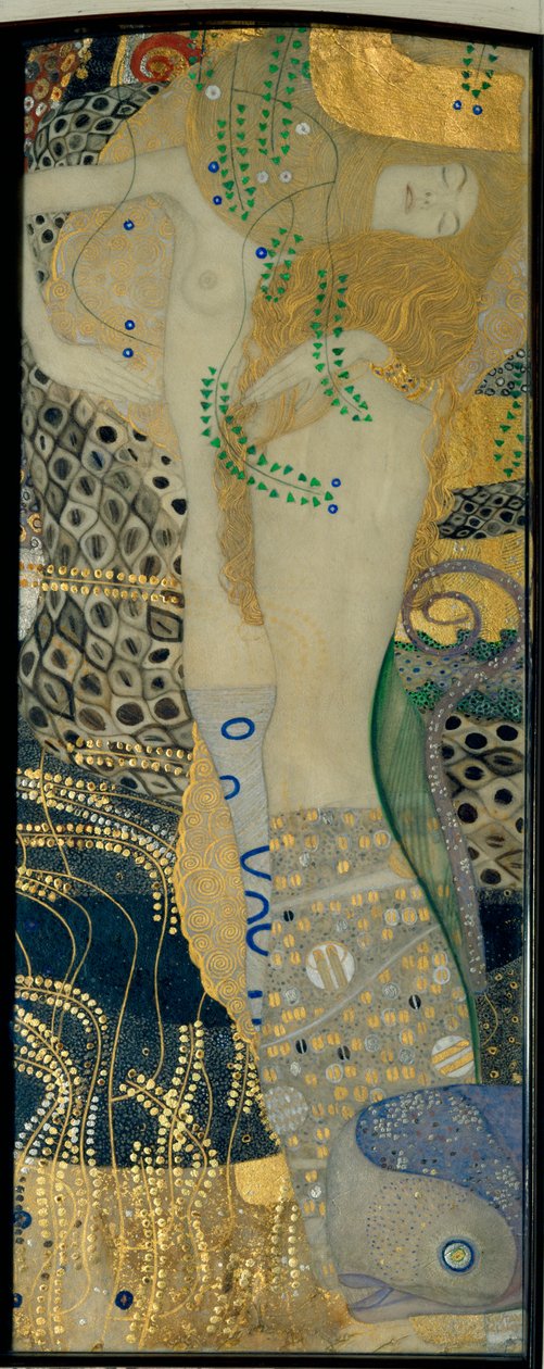 Vattensnokar av Gustav Klimt