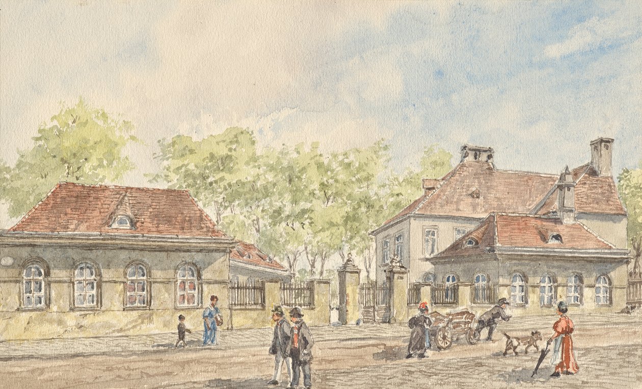 Hohlweggasse i Wien Landstrasse av Gustav Korompay