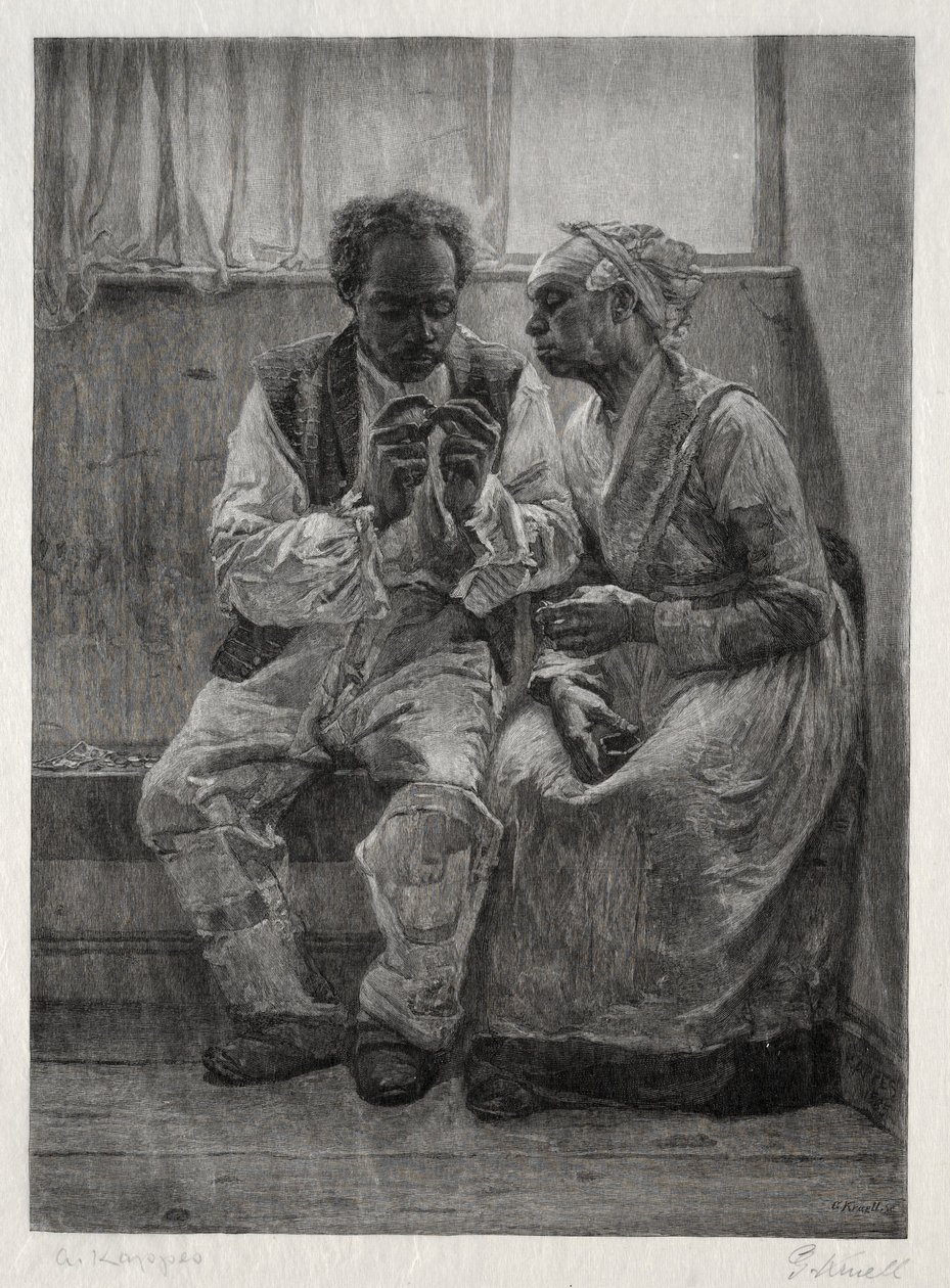 Hyresdagen, 1887. av Gustav Kruell