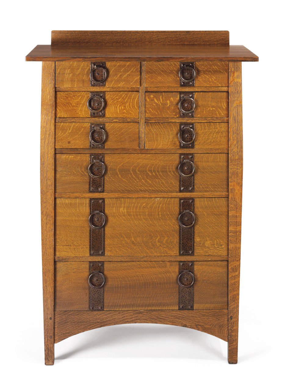 Byrå, modell nr 913 av Gustav Stickley