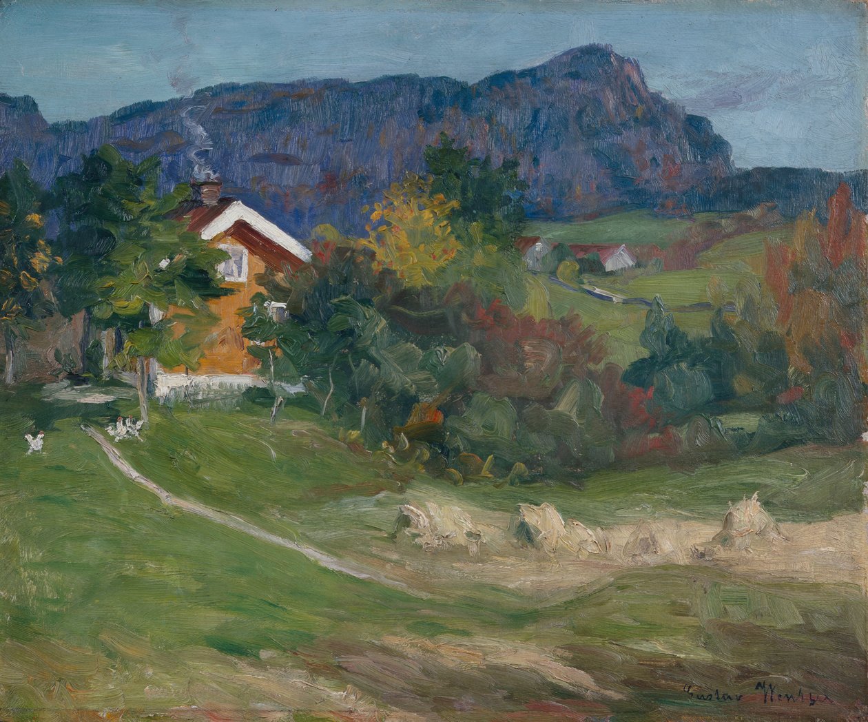 Från Asker, oktober av Gustav Wentzel