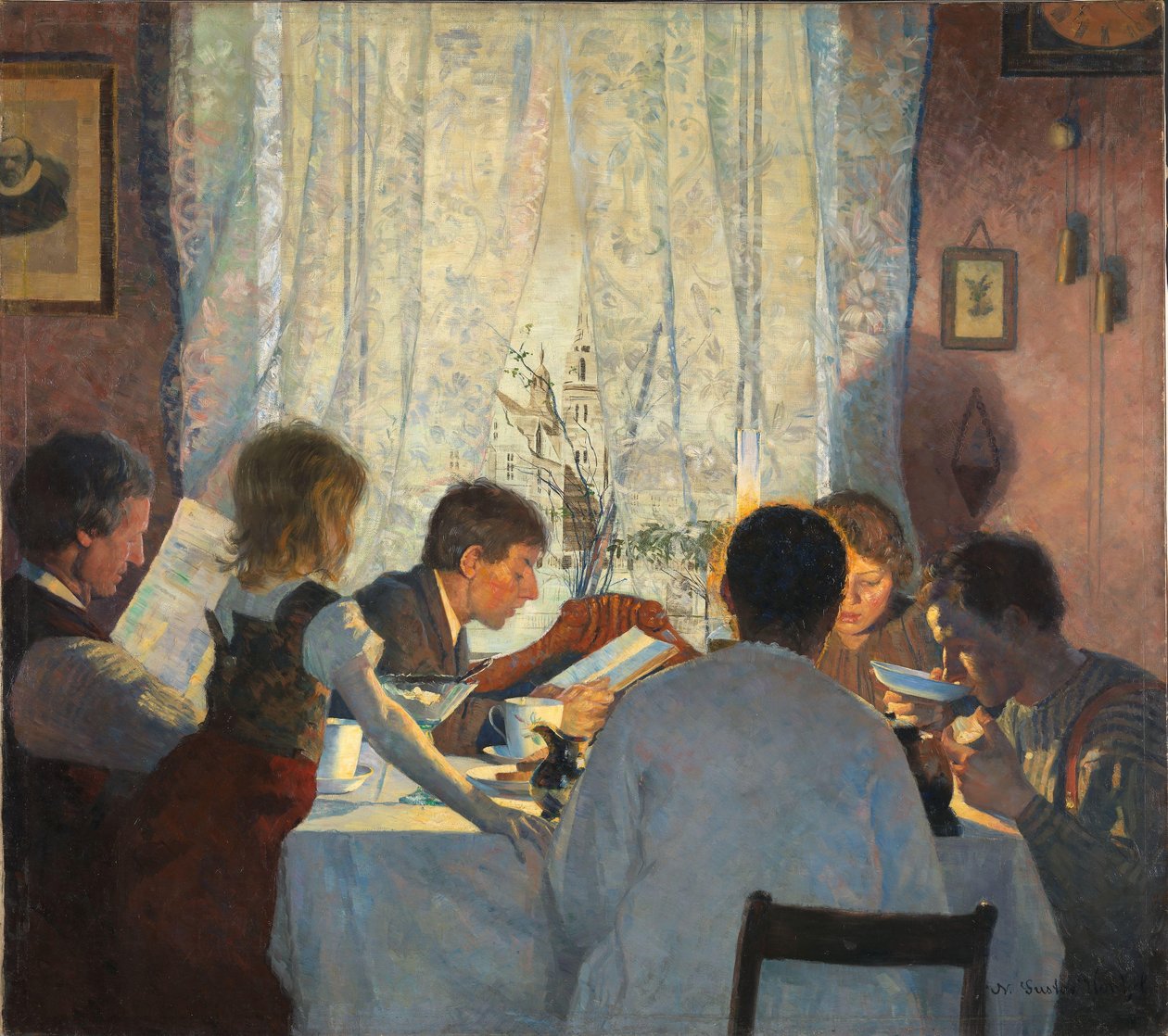 Morgonhumör av Gustav Wentzel