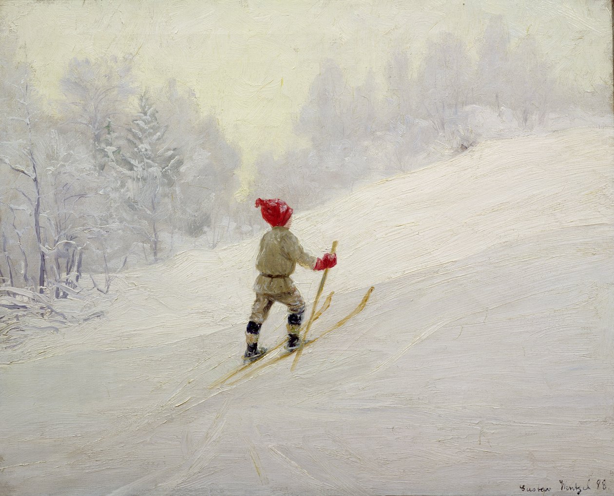 Skidträning av Gustav Wentzel