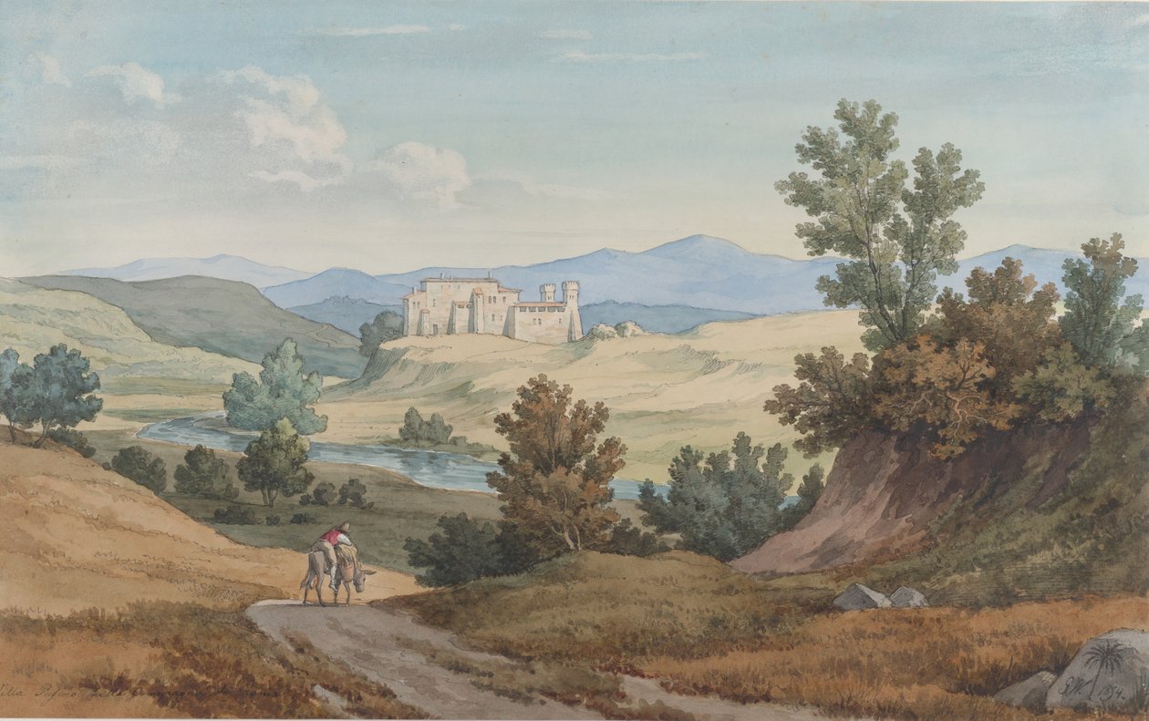 Villa Pasino, 1854. av Gustav Wilhelm Palm
