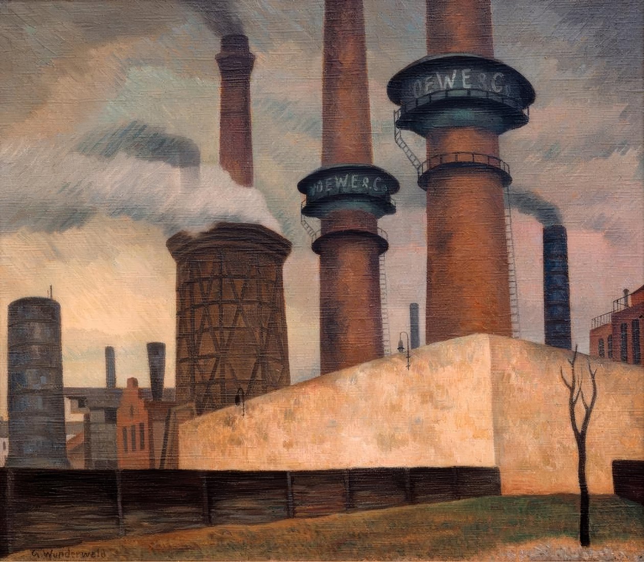 Loewe & Co. fabrik (Moabit) av Gustav Wunderwald