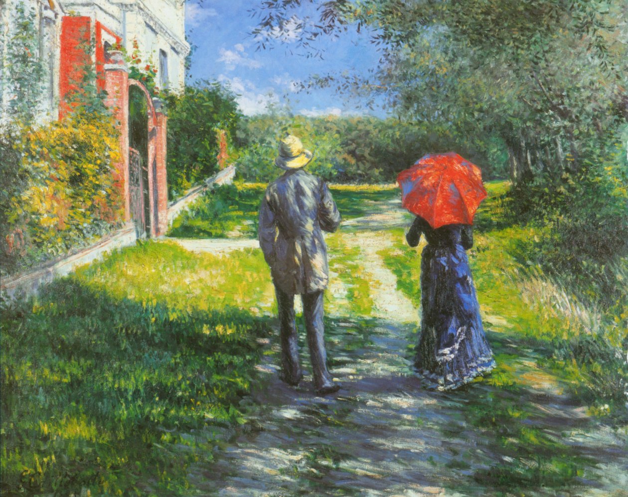 Chemin montant av Gustave Caillebotte