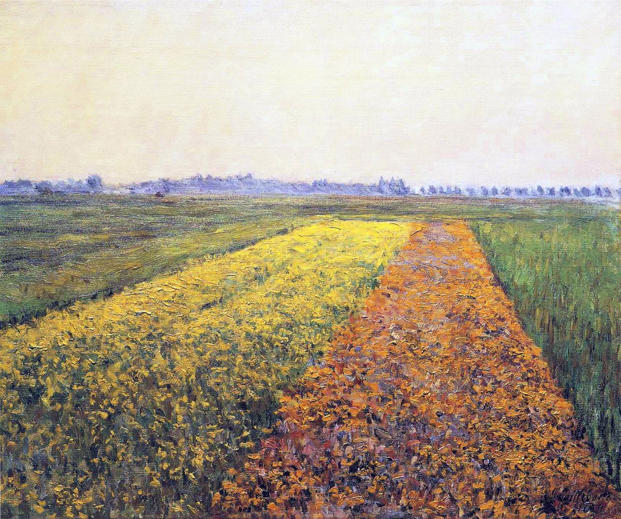 Landskap, 1848 av Gustave Caillebotte