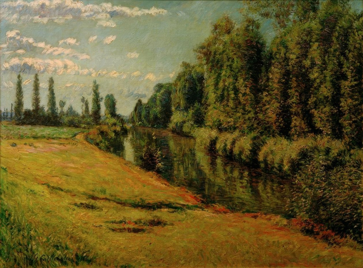 Seines lilla arm i Argenteuil av Gustave Caillebotte