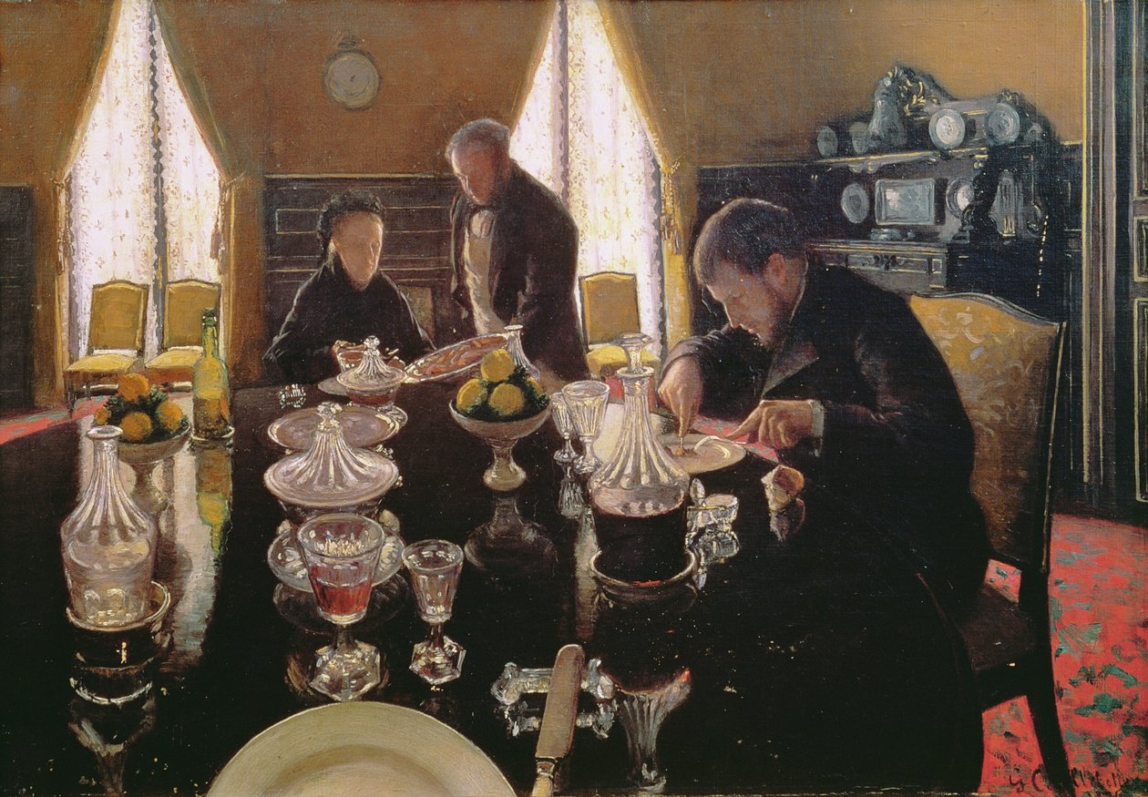 Lunch, 1876 av Gustave Caillebotte