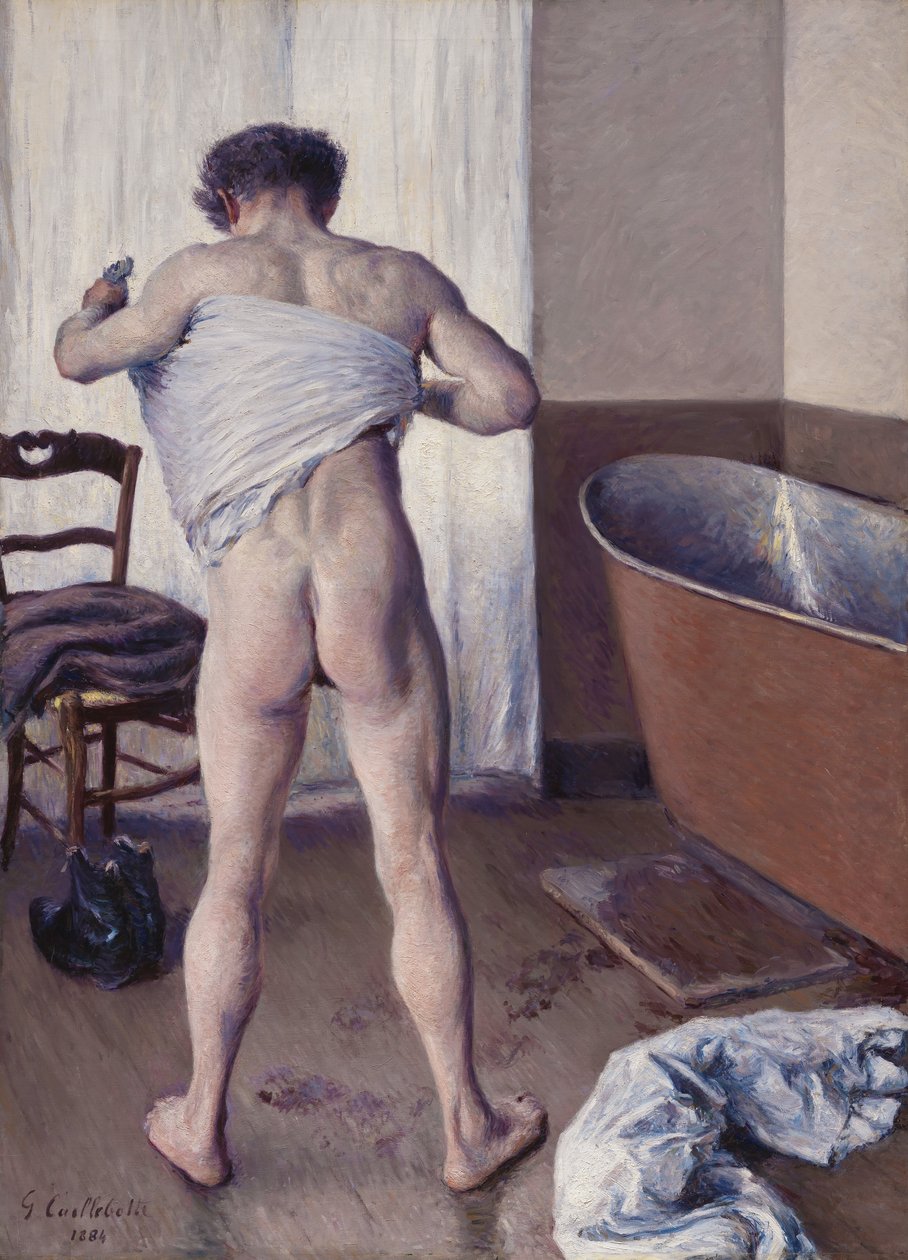 Man at His Bath av Gustave Caillebotte