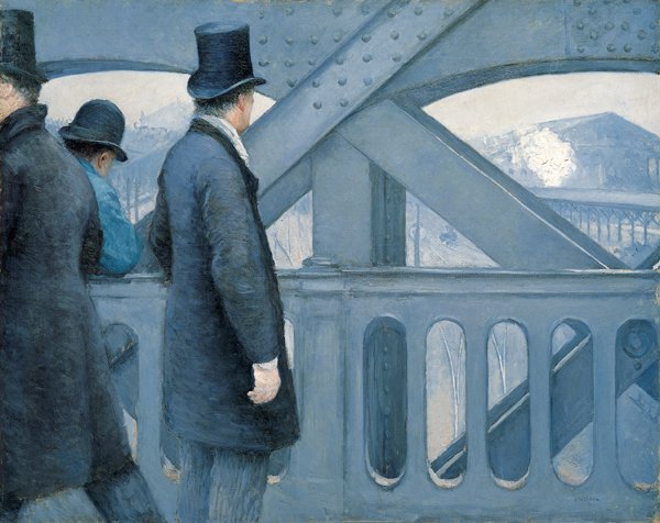 On the Pont de l’Europe av Gustave Caillebotte
