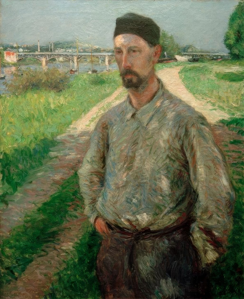 Porträtt av Eugène Lamy av Gustave Caillebotte