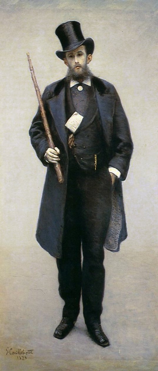 Portrait of Paul Hugot av Gustave Caillebotte