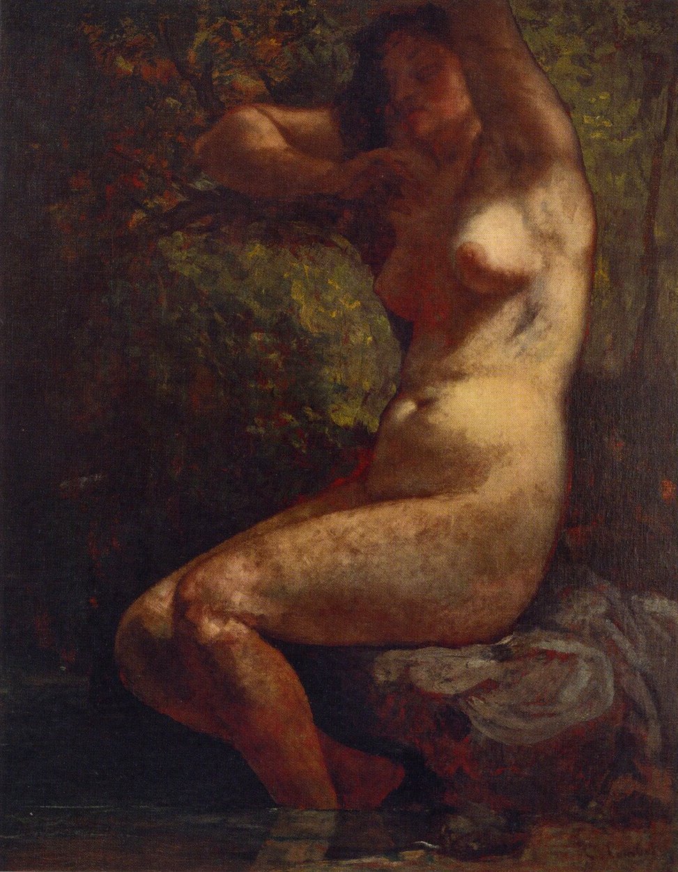 Baigneuse av Gustave Courbet