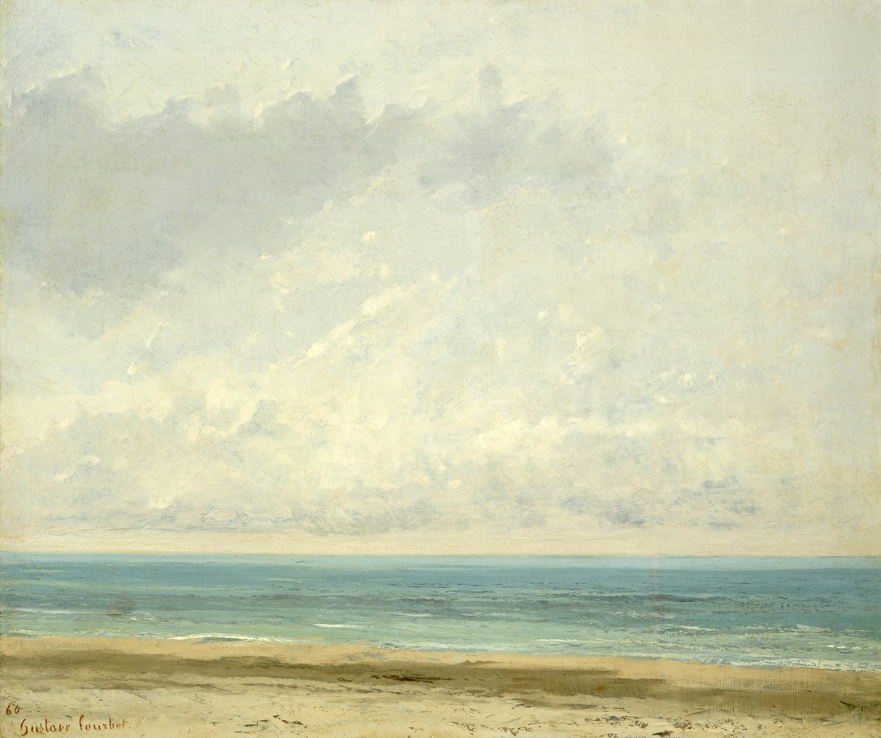 Lugnt hav, 1866 av Gustave Courbet