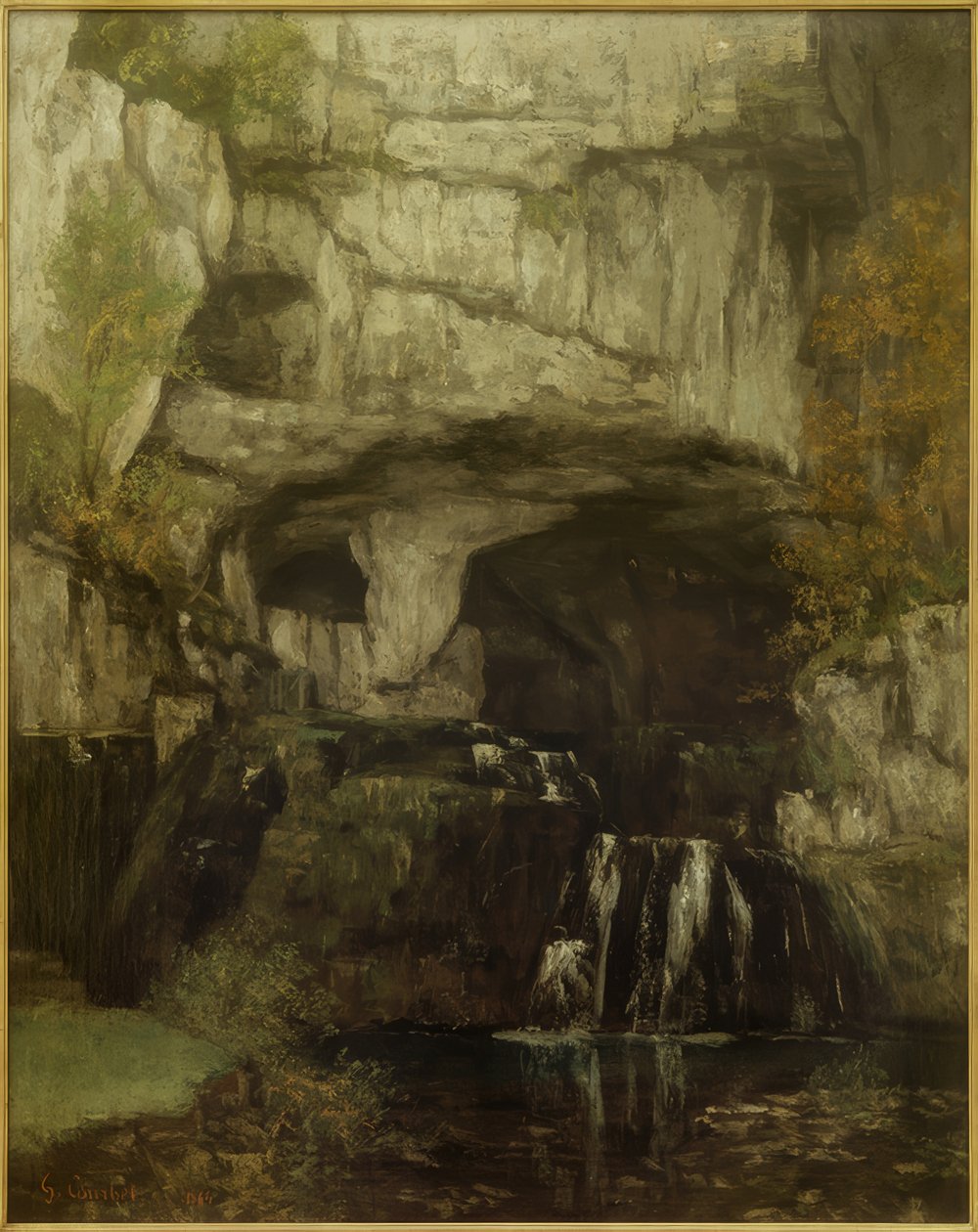 Källan till Lison av Gustave Courbet