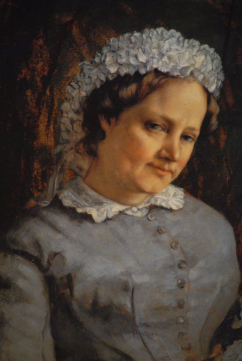 Madame Proudhon av Gustave Courbet