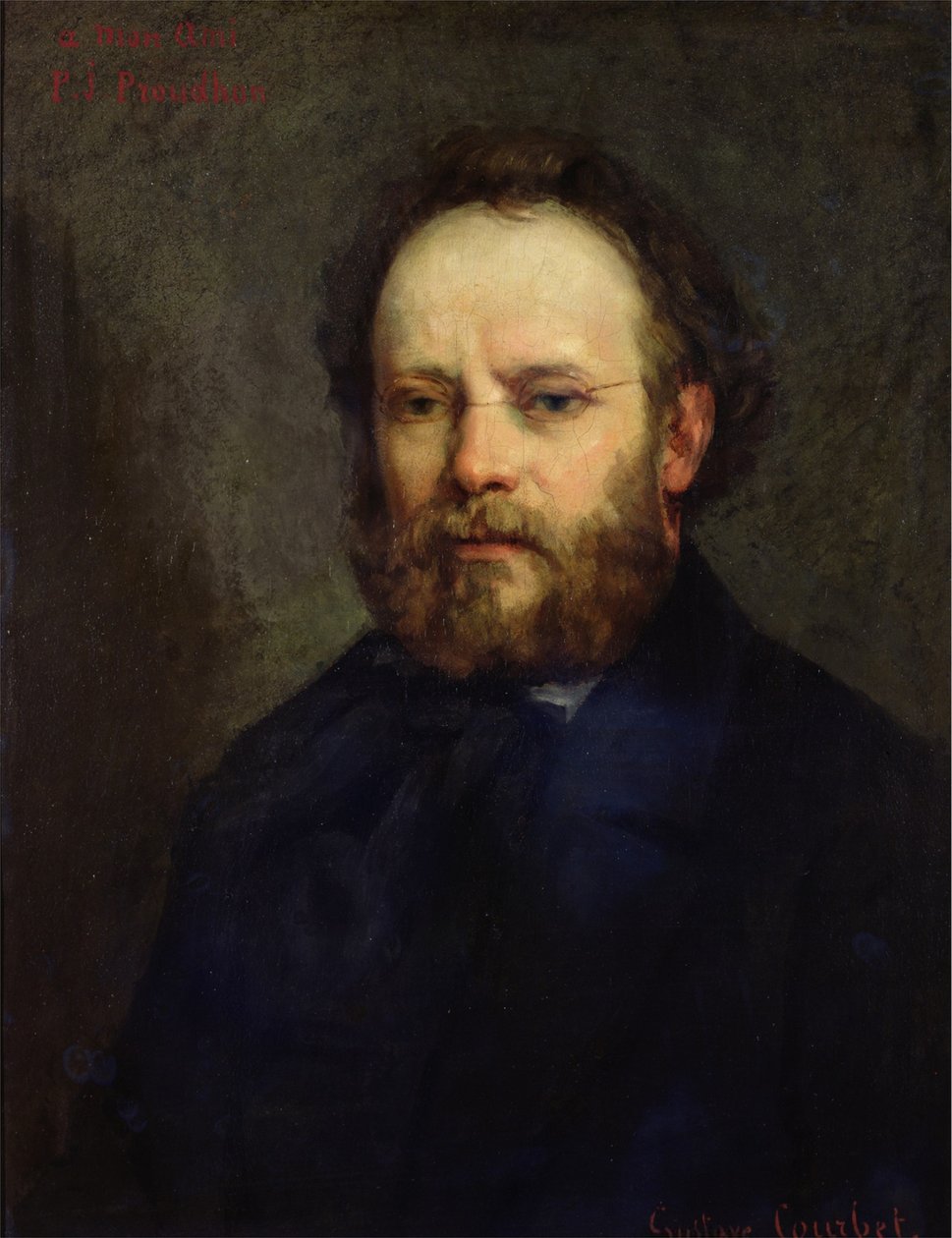 Pierre-Joseph Proudhon av Gustave Courbet