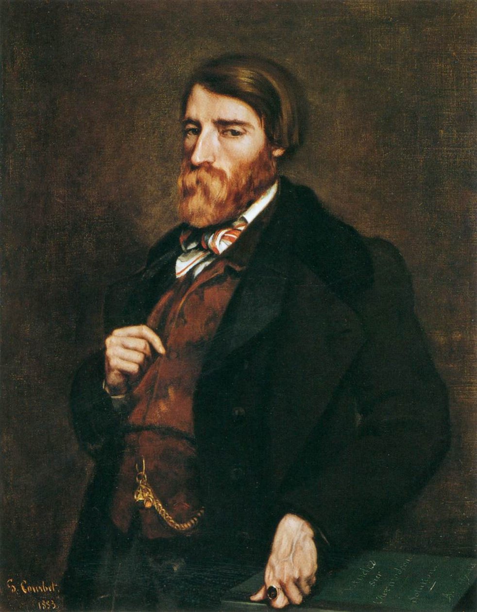 Portrait of Alfred Bruyas av Gustave Courbet